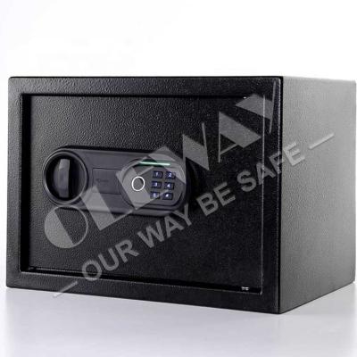 China 25FSF Latest Cold Rolled Steel Biometric Digital Electronic Safe Safe Box Fingerprint Safe Locker Security With Patent for sale