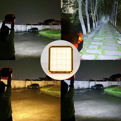 China Outdoor Garden Music Rechargeable Camping All In One Led Solar Flood Light for sale