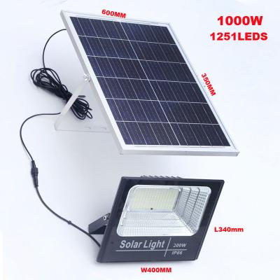 China Cheap Remote Control 100w 300w Reflector 100w 300w ABS Solar Floodlight 200w Plastic Led Garden Floodlight Price Ip67 Solar Flood Light for sale