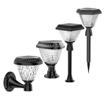 China Waterproof Led Yard Garden Solar Lights Outdoor Landscape Gate Pillar Light for sale