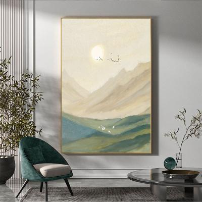 China High Resolution Printing Canvas Wall Art Prints Pictures Posters Landscape Living Room Wall Art 3 Panels Factory Wholesale for sale