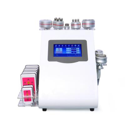 China Hottest Weight Loss! ! ! 9 In 1 Unoisetion Cavitation 2.0 Cavitation / 40k Cavitation Small Lipo Laser Machine for sale