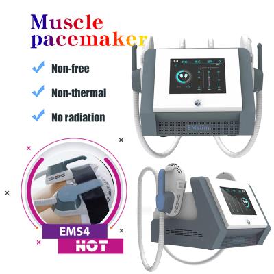 China Skin Tightening 2 Handles EMS Machine 7 Tesla Air Cooling Portable Electromagnetic Muscle Stimulator Machine for sale