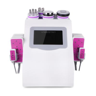 China 2021 New Arrivals 6in1 Weight Loss Ultrasonic Cavitation Machine Portable Cavitation Machine For Spa for sale