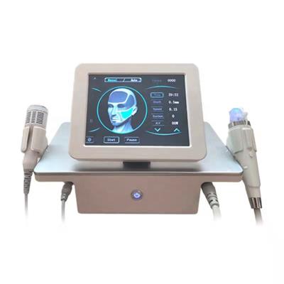 China Facelift Updated Portable 2 Handles RF Microneedle Acne Scar Removal Fractional Microneedling Machine for sale