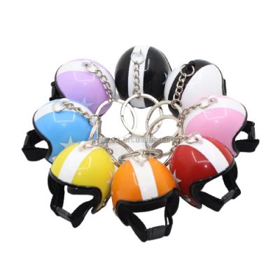 China Hot Fashion Helmet Key Chain Souvenir Gifts Promotion Item Custom Color for sale