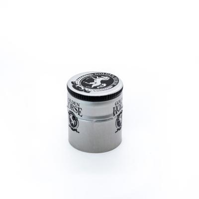 China Pilfer Proof Aluminum Caps Closures 30*35mm, 30mm Metal Ropp Cap, Aluminum Caps Closures Lids for sale