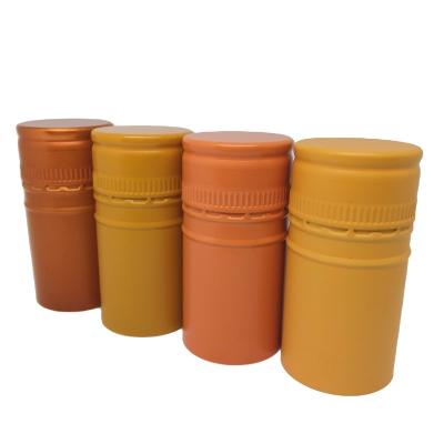 China ROPP Pilfer Proof Aluminum Screw Covers Lids Closure Cap With Saran Coating For Glass Bottle for sale