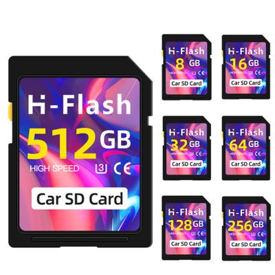 China Plastic Extreme Performance SD Card 4GB 8GB 32GB 64GB 128GB 256GB C10 U1 U3 High Speed ​​Memory Card for sale