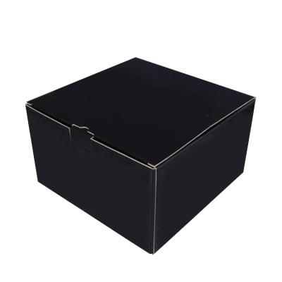 China Factory Supply Recyclable Cardboard Packaging Boxes Big Black Cardboard Paper Package Box for sale