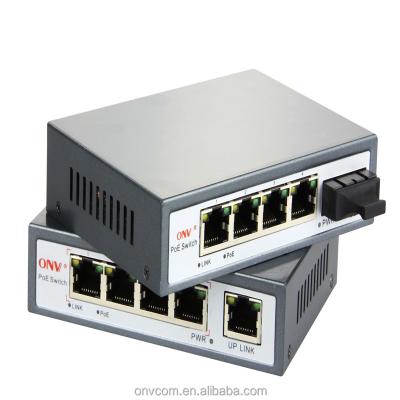 中国 Coaxial POE to Ethernet Converter poe switch OEM with fiber port POE switch 販売のため