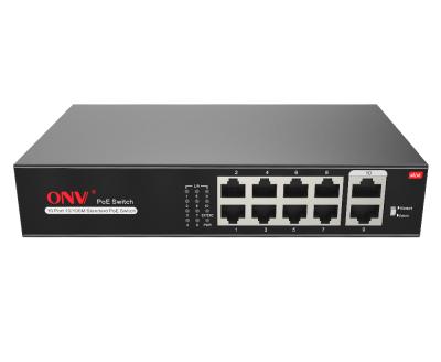 China POE ONV OEM 8 port 8 poe uplink port 10100m poe switch unmanaged network for IP camera en venta