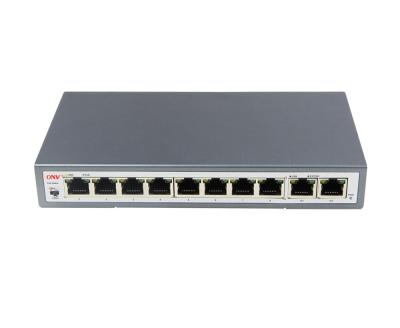 China LACP 10 gigabit port uplink ethernet fast poe switch for cctv ip camera for sale