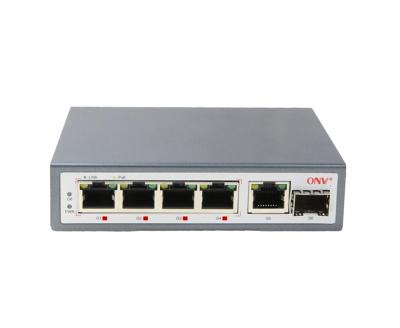 China POE OEM Commercial Gigabit 802.3bt PoE Fiber Optic Switch 48V Ultra PoE Unmanaged Ethernet Switch en venta