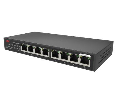 Cina OEM 8 Port POE Gigabit PoE Switch with 7 Gigabit PoE Port for CCTV Camera (ONV-POE33007P) in vendita