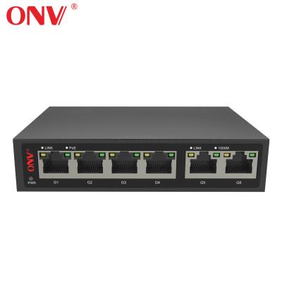 Китай CCTV security system network switch best price 6-Port 101001000mbps poe switch продается