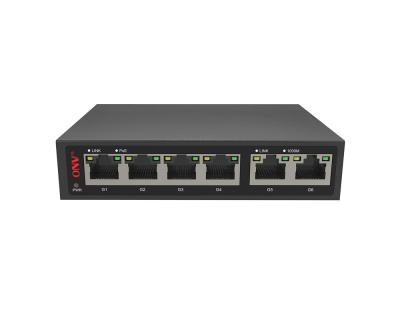 Κίνα POE top for repeat buyer IEEE802.3af/at 65W 4 port Ethernet poe gigabit switch for CCTV IP cameras προς πώληση