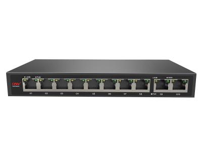 China POE top for repeat buyer IEEE802.3af/at 110W 8 port Ethernet poe gigabit switch for CCTV IP cameras à venda