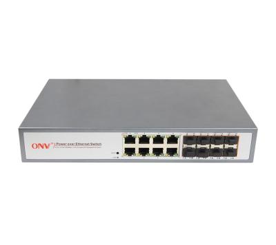 China LACP Full Gigabit Managed 16 Port Ethernet PoE Smart Switch for sale