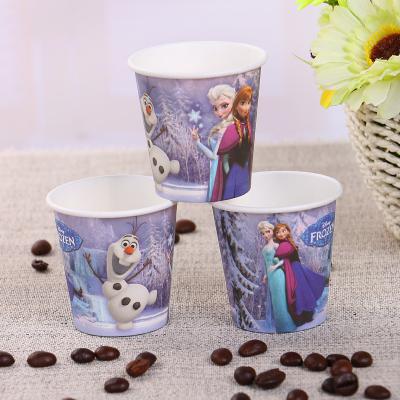 China Single Wall Paper Cup 150ml Factory Wholesale Stock Hot Paper Cup for sale