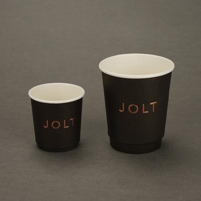 China Wholesale Disposable Hot Stamping Disposable Paper Cup For Wallpaper Double Cup for sale