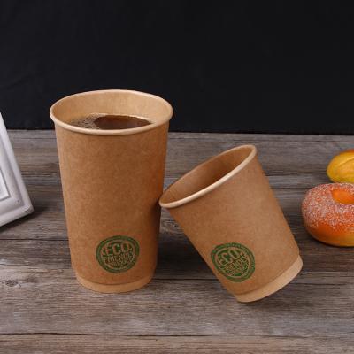 China 12oz Coffee Cup Wrapping Paper Coffee Single Wall Disposable Paper Cup for sale