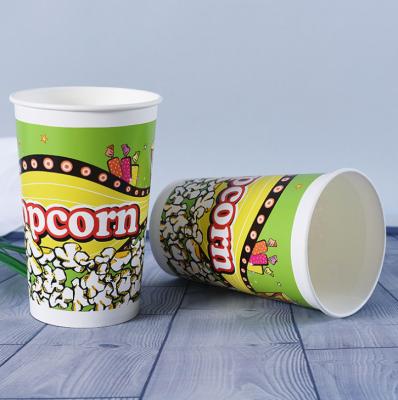 China Factory direct sale 46Oz disposable paper cup for disposable popcorn bucket for sale