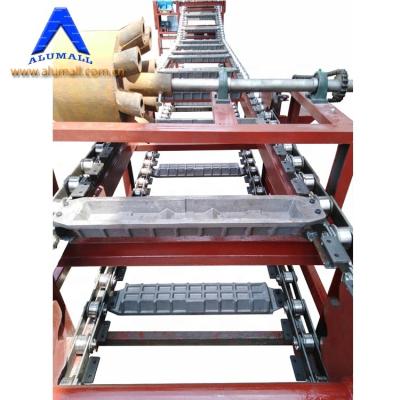 China Foundry Industry 5-7 Kg Al Ingot Conveyor Continuous Casting Mold Making Machine for sale