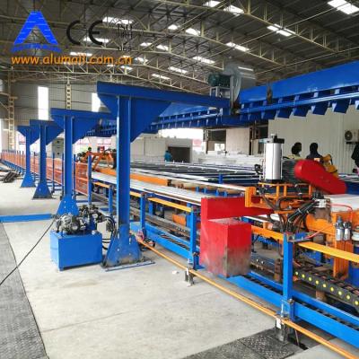 China Easy Installation High Working Speed ​​Aluminum Extrusion Profile Line Handling Single Tabletop Puller Saw Cutting Machine for sale