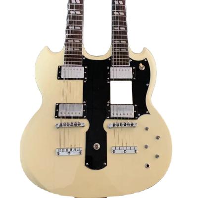 China Basswood Free Carry, 6 String + 12 String Electric Guitar, 3 + 3 Pickup, Customized Guitars guitarra for sale