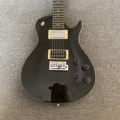 China High Quality Mahogany Electric Guitar, Rosewood Fingerboard, Mahogany Body, Matte Black. Guitarra free shipping guitars for sale