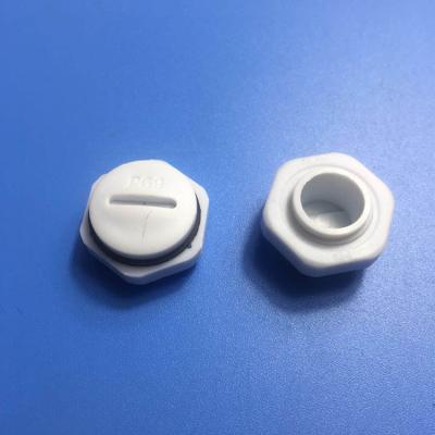 China Manufacturer Supply PG9 White Black Nylon Round Dust Cover Masking Plug Cap End Cable Gland Handle Cover for sale