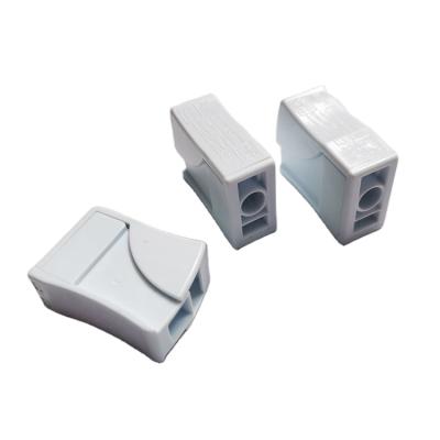 China LED P03-100 One-in-One- Terminal Push Type Linear Light LED Wire Self Locking Connector for sale