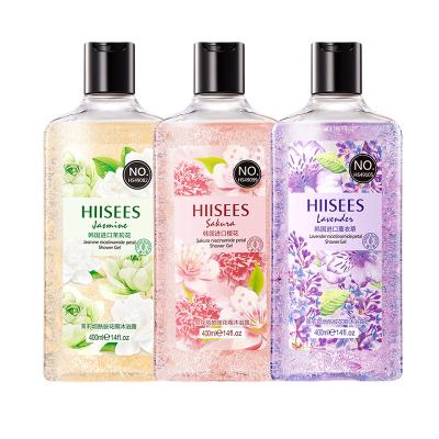 China New Arrival Jasmine Lavender Cherry Blossom Refreshing Scented Shower Gel for sale