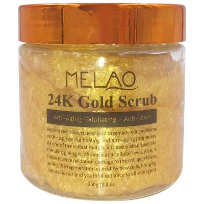 China Exfoliator Disaster Buy 24k Gold Scrub Exfoliating Exfoliating Firming Skin Body Scrub for sale