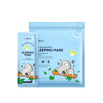 China Brand Facial Beauty Clean Moisturizer Moisturizing Disposable Sleep Mask for sale