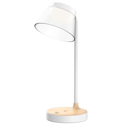 China Modern Newcomers Eye-Caring LED Table Lamp ABS LED Desk Lamp With Fast Wireless Charger for sale