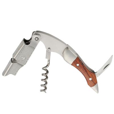 China Multifunctional Stocked Metal Wine Corkscrew Bottle Opener For Promotion Gift for sale