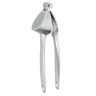 China New Sustainable Multifunctional Aluminum Flipped 360 Degrees Easy To Clean Kitchen Cooking Garlic Ginger Press for sale
