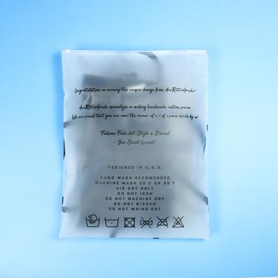 China High Quality Recyclable Poly Resealable Plastic Bag With Logo Printing Custom Apparel T-shirt Zipper Packaging Plastic Bag Bikini Packaging for sale