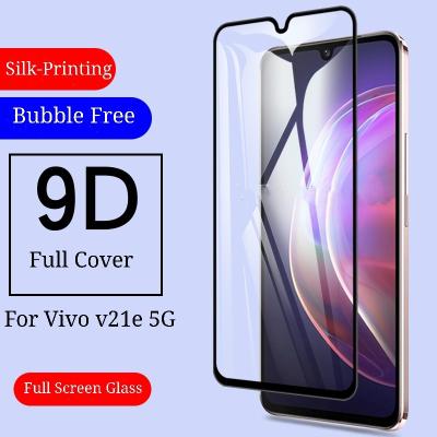 China Anti-scratch Anti-fingerprint 9D Tempered Glass Screen Protector for vivo v21e 5G full body protector full cover for xiaomi/redme/realme/oppo/vivo for sale