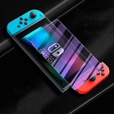 China Factory Price 9H 0.26mm Purple Light Anti-Glare Tempered Glass Screen Protector For Nintendo Switch Oled Anti-Blue Tempered Glass for sale