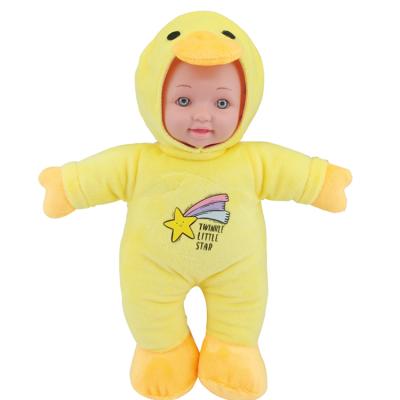 China Mini Toy High Quality Cheap Price Cotton Baby Duck Animal Stuffed Doll Toys Gift Box for sale