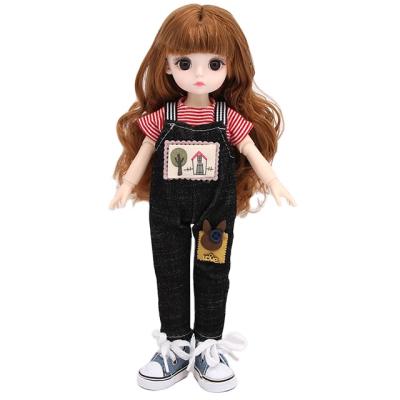 China Mini Toy New Product Hot Sale 30cm Fashion Children Toys Girls Lovely Attached Doll for sale