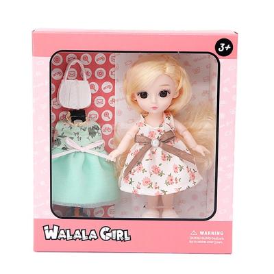 China Mini Toy Wholesale Play Toys Beautiful Fashion Attached Doll For Girl With Handbag for sale