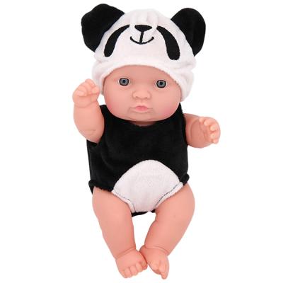 China Mini Toy Factory Directly High Quality 8 Inch Vinyl Newborn Baby Doll For Kids for sale