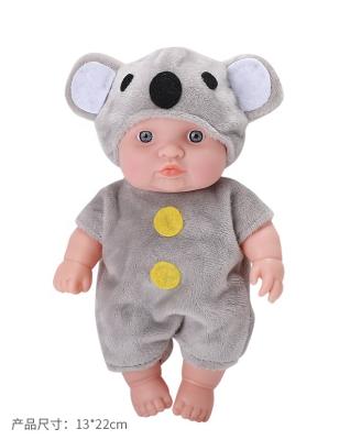 China Cartoon Toy New Item wowtopfun toys 8 inch baby dolls all cute animal doll full body silicone solid vinyl reborn doll for sale