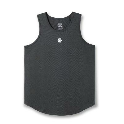 China Custom Gym Anti-Wrinkle Man's Sleeveless Logo Bodybuilding Sweat Vest Breathable Men's T-shirts Wear Casual Warm Summer Vest for sale