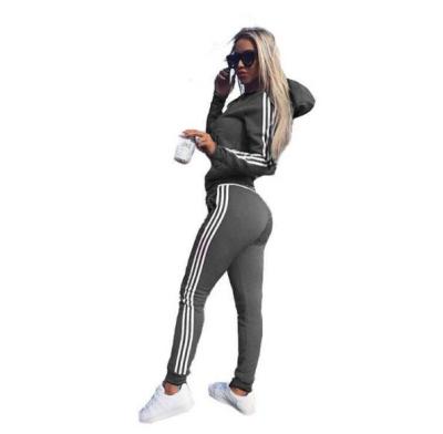 China New Arrival Breathable Women Joggers Suits Set Casual And Sport Cardigan Long Sleeve With Hat And Pants Two Piece Sets for sale