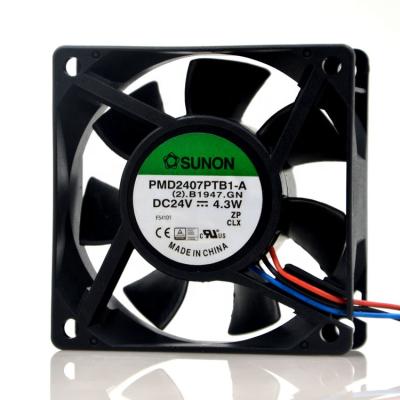 China Industrial equipment PMD2407PTB1-A DC24V 4.3W 7CM 7025 3-wire fan 70*70*25MM for sale